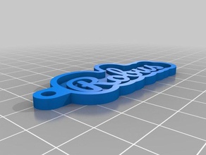 robus keychains customized 3d print model - Mito3D