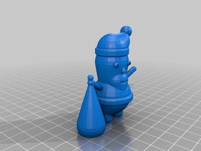 mein besonders angefertigt santa claus random auch Skulpturen 3d print model - Mito3D