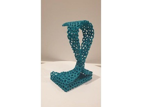 fone de ouvido stand voronoi esculturas nsfw 3d print model - Mito3D
