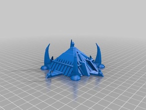 starcraft protoss nexus toys games building miniature space stars terrain 3d print model - Mito3D
