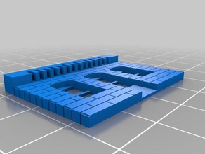 1x3 Gebäude Strukturen angepasst 3d print model - Mito3D