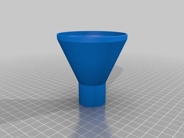 paramétrico de funil as ferramentas openscad 3D print model - Mito3D