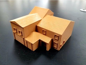 casa gli edifici le strutture architettura 3d print model - Mito3D
