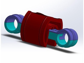 bicycle handlebar garmin fenix 3 holder 3d printer parts 3d print model - Mito3D