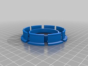 my customized anycubic i3 mega spool holder 71mm 3d printer accessories 3d print model - Mito3D