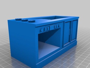 lego duplo sink 8x4 construction toys 3d print model - Mito3D
