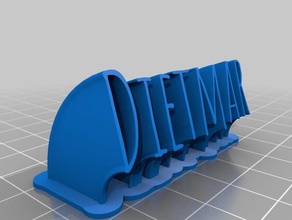 dietmar office personalizado 3d print model - Mito3D