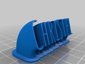 christel office personalizado 3d print model - Mito3D