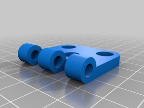 40mm feminino m4 dobradiça partes personalizado 3d print model - Mito3D