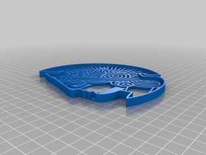 athene cookie cutter food drink 3d print model - Mito3D