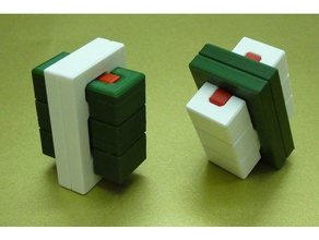 tasarlanmış 3d puzzle birbirine Casuslar bulmaca kilitli 3d print model - Mito3D
