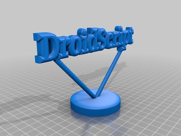 droidscript 3d baskı android gelişmekte olan uygulamalar 3D print model - Mito3D