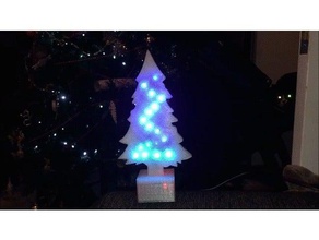 christmas tree light project electronics arduino led ws2812b 3d print model - Mito3D