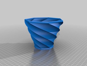 my customized customizer vase vessel dish cup bowl container decor 3d print model - Mito3D