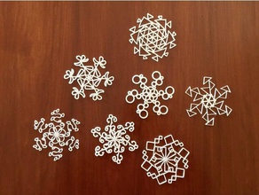 tinkercad snowflake tutorial 2d-Kunst Weihnachten Weihnachts-Dekorationen Ornamente Achterbahnen machen nsfw quick-print Schnee Schneeflocke Schneeflocken Fenster festhalten Dekorationen winter 3d print model - Mito3D
