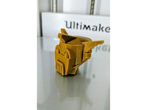 robot head toys games keychain 3d print model - Mito3D