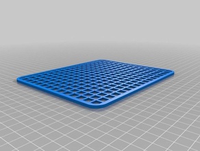 il mio personalizzato parametrico pedana quadrata modello di griglia veicoli 3d print model - Mito3D