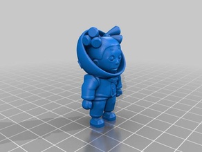 space girl fixed sculptures 3d print model - Mito3D