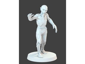 void zombie starfinder creatures miniature scifi tabletop 3d print model - Mito3D