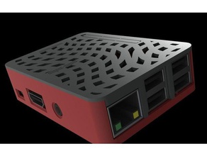 Himbeere gadgets raspberry pi-3 pi case 3d print model - Mito3D
