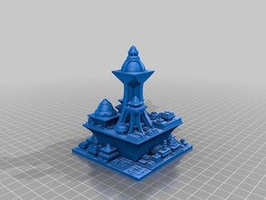 meine angepasste sci-fi-Stadt builder1 Kunst 3d print model - Mito3D