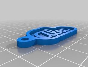 my customized key chain alec keychains 3d print model - Mito3D