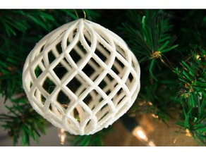 ballpatternornament other christmas decoration ornament tree holiday nsfw 3d print model - Mito3D