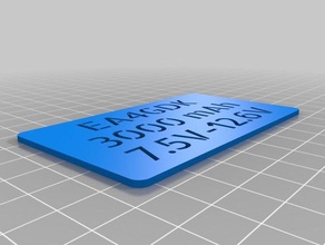 stencil personalizado bateria sinais logotipos 3d print model - Mito3D
