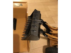 huina wheel loader shovel extension r c vehicles 3d print model - Mito3D