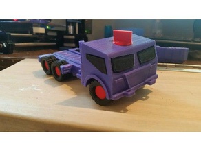 max truck remix closer rear axle construction toys toy car 3d print model - Mito3D