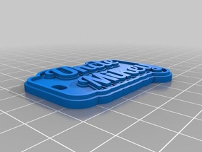 meine angepasste multiline-tag Schlüsselanhänger 3d print model - Mito3D