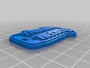 auntie kelsey keychains customized 3d print model - Mito3D