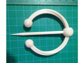 spirale mantello pin accessori 3d print model - Mito3D