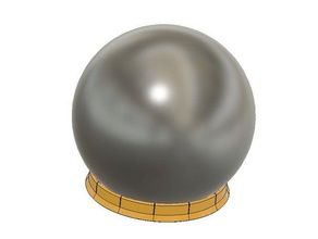 palla di esercizio sfera stand per la matematica arte 3d print model - Mito3D