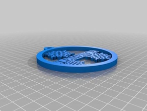 my customized custom ornament medallion snowflake decor 3d print model - Mito3D