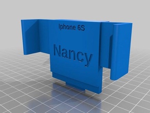 iphone 6s top holder mobile customized 3d print model - Mito3D