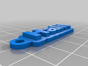 halil Anahtarlık özelleştirilmiş 3d print model - Mito3D