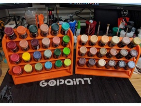 scale75 paint rack organization armypainter painting vallejo 3d print model - Mito3D