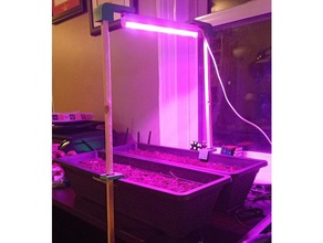 grow light brackets outdoor garden growing led plants 3d print model - Mito3D
