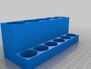ätherisches öl stand Container 15ml 5ml Flaschenhalter rack young living 3d print model - Mito3D