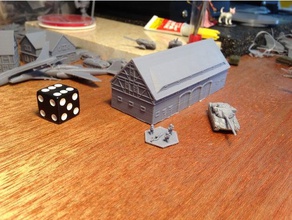 house 4 microarmor games actually stable 3d print model - Mito3D