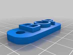 bcp key signs & logos customized 3d print model - Mito3D