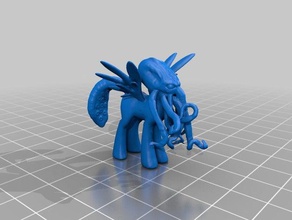 my lil cthulu sculptures 3d print model - Mito3D