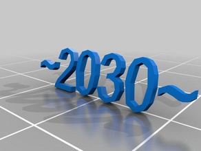 2030 12 ring rings customized 3d print model - Mito3D