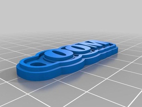 oom keychains customized 3d print model - Mito3D