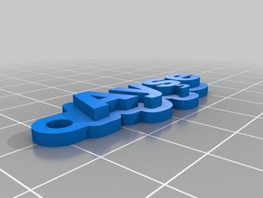 ay correo llaveros personalizado 3d print model - Mito3D