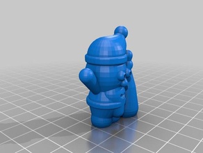 özelleştirilmiş santa claus benim de 2 rasgele heykeller 3d print model - Mito3D