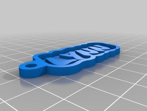 lynn keychains customized 3d print model - Mito3D