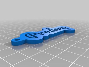 pradeep Schlüsselanhänger kundengebundene 3d print model - Mito3D