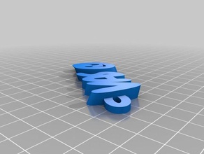 vasco key1 chaveiros personalizado 3d print model - Mito3D
